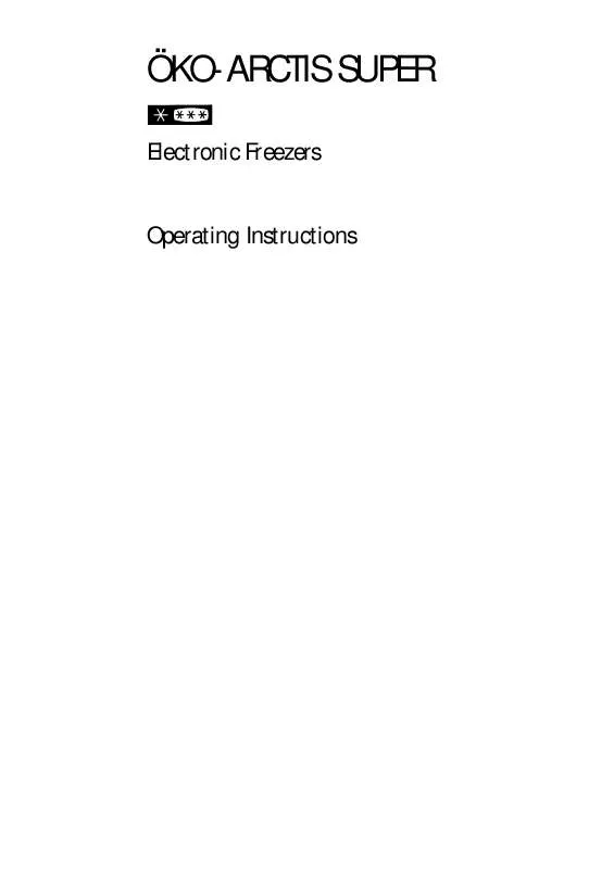 Mode d'emploi AEG-ELECTROLUX ÖKOARCTISS3173-4GS