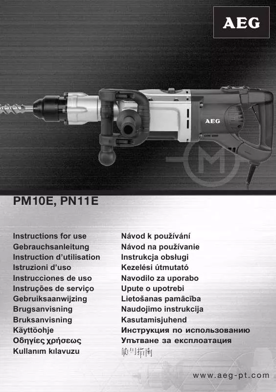 Mode d'emploi AEG-ELECTROLUX PM 10 E