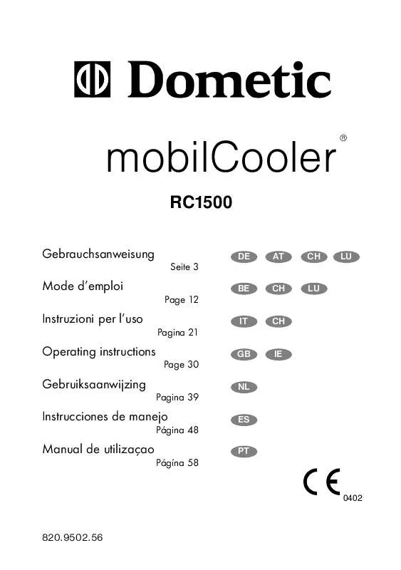 Mode d'emploi AEG-ELECTROLUX RC1500E