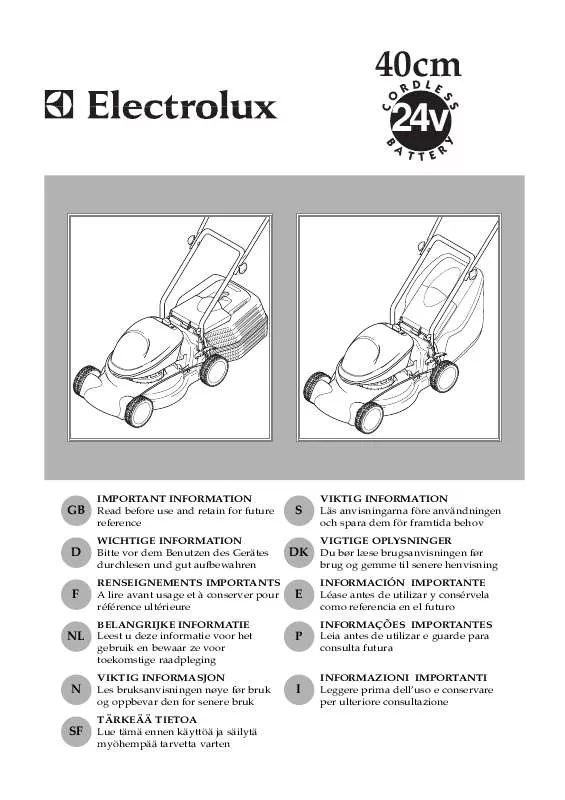 Mode d'emploi AEG-ELECTROLUX RC400