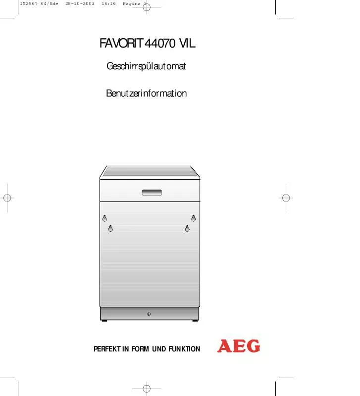 Mode d'emploi AEG-ELECTROLUX RH303L