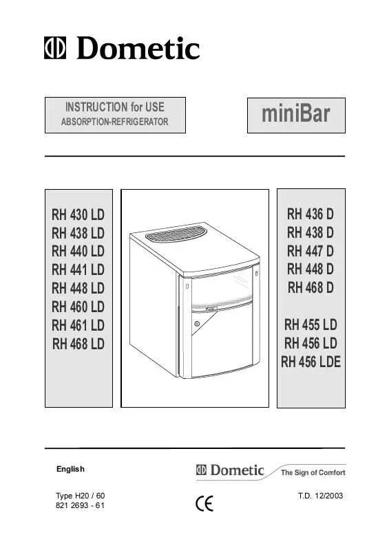 Mode d'emploi AEG-ELECTROLUX RH430LD