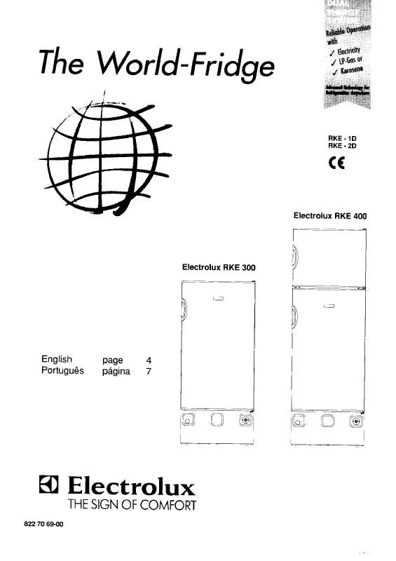 Mode d'emploi AEG-ELECTROLUX RKE400