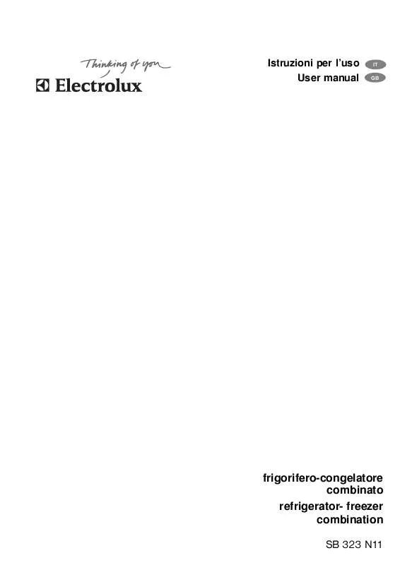 Mode d'emploi AEG-ELECTROLUX SB323N11