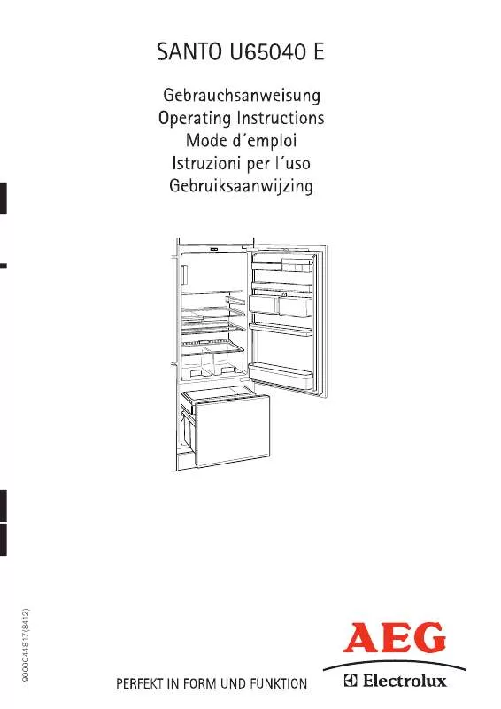 Mode d'emploi AEG-ELECTROLUX SX818401I K14AE1802