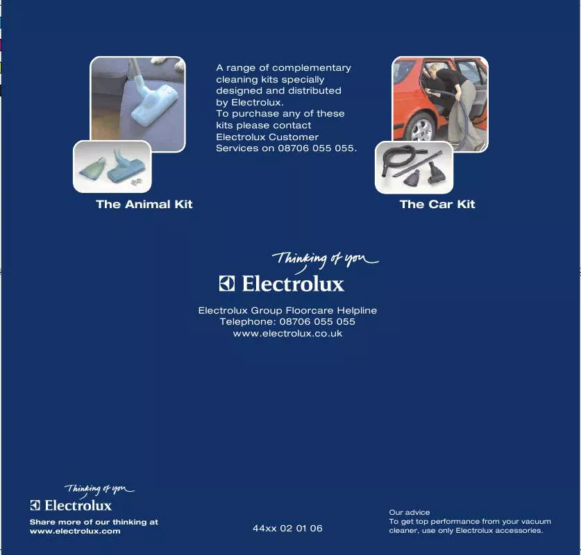 Mode d'emploi AEG-ELECTROLUX Z4412