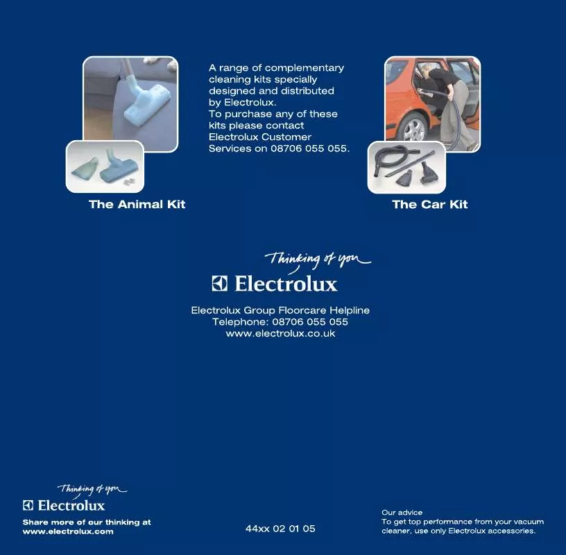 Mode d'emploi AEG-ELECTROLUX Z4431