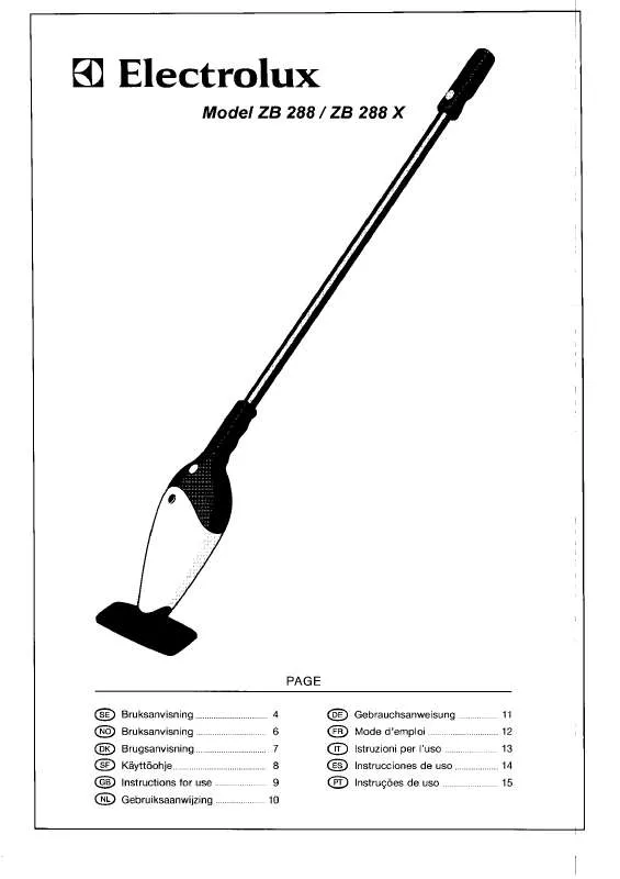 Mode d'emploi AEG-ELECTROLUX ZB258X