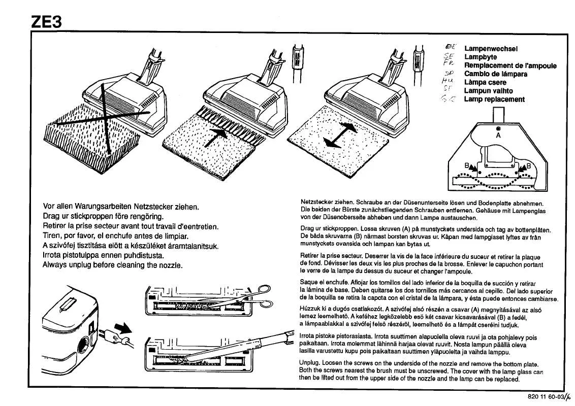 Mode d'emploi AEG-ELECTROLUX ZE3