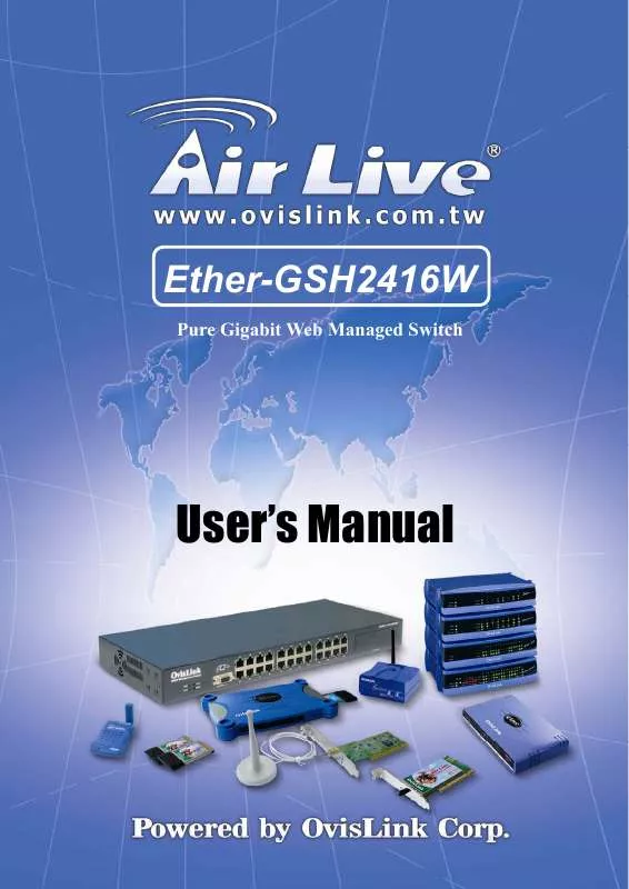 Mode d'emploi AIRLIVE ETHER-GSH2416W