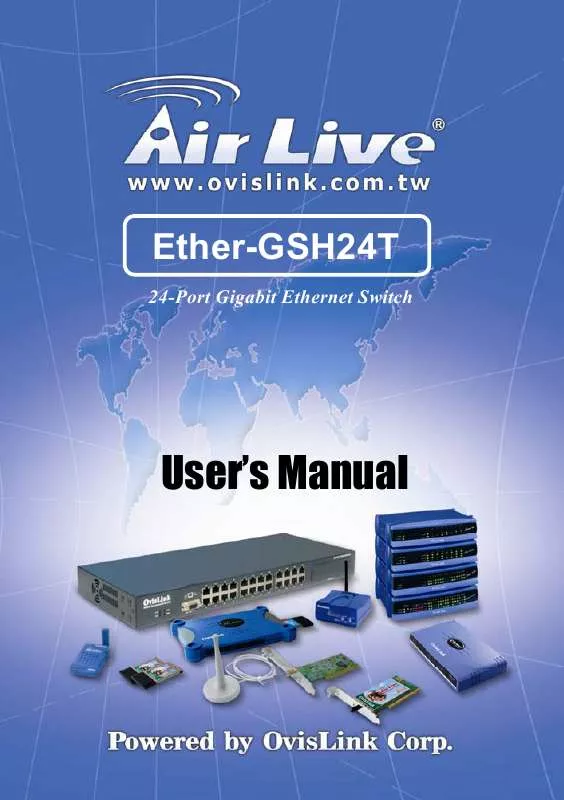 Mode d'emploi AIRLIVE ETHER-GSH24T