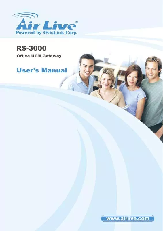 Mode d'emploi AIRLIVE RS-3000