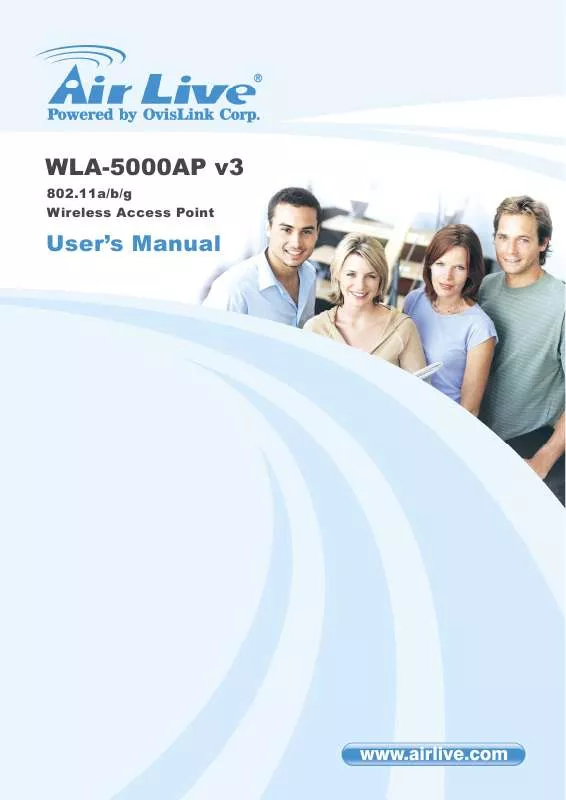 Mode d'emploi AIRLIVE WLA-5000AP V3