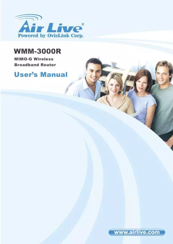 Mode d'emploi AIRLIVE WMM-3000R