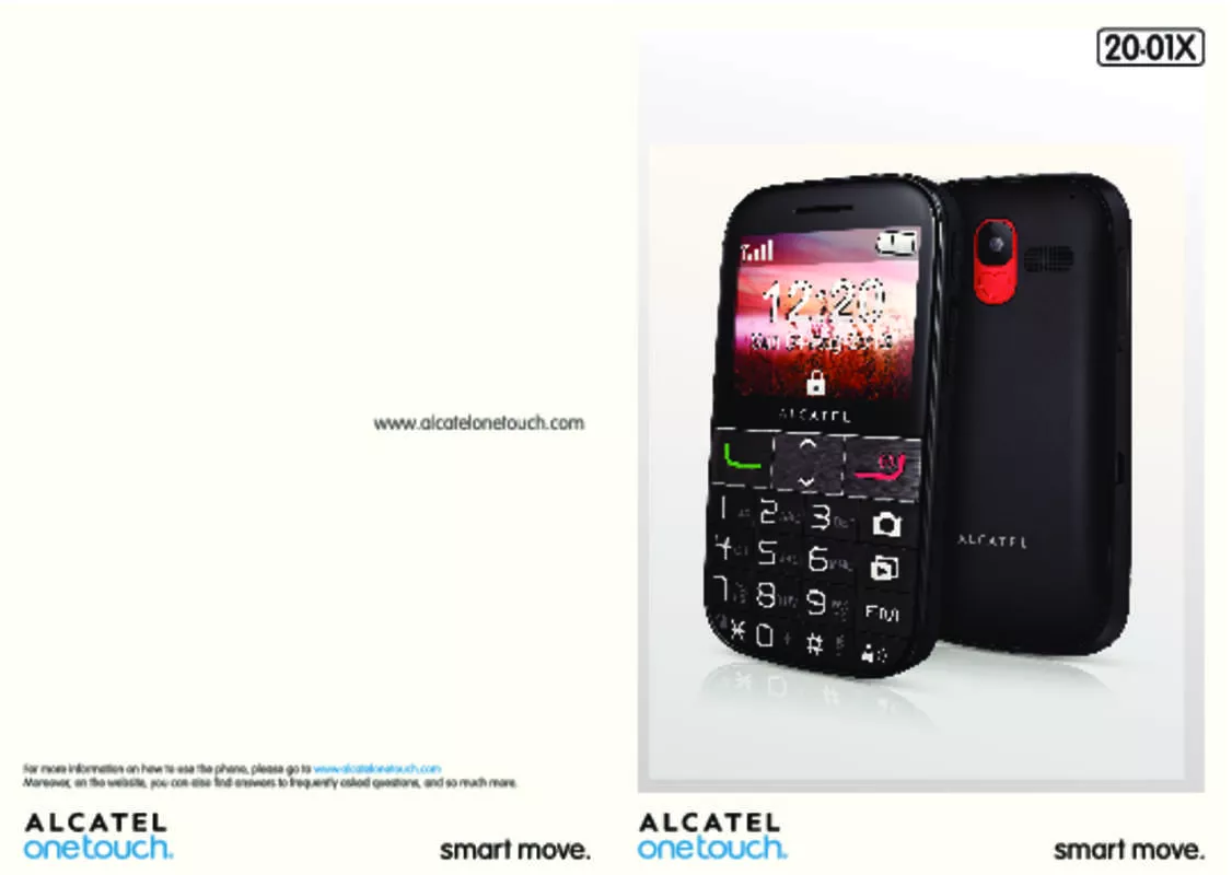 Mode d'emploi ALCATEL 2001