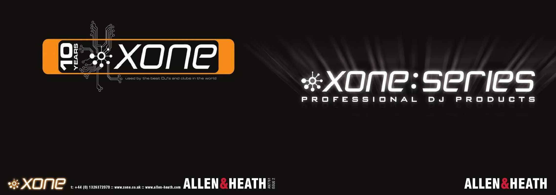 Mode d'emploi ALLEN & HEATH XONE