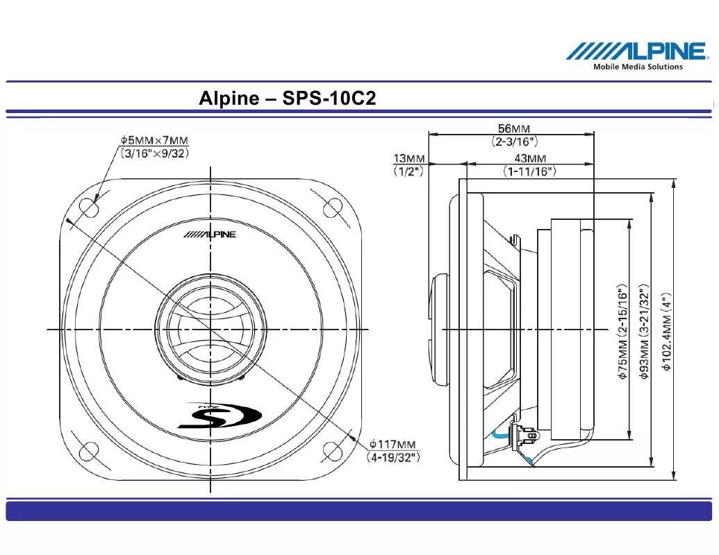 Mode d'emploi ALPINE SPS-10C2