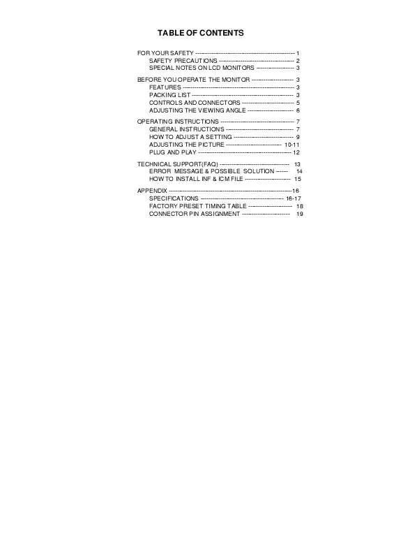 Mode d'emploi AOC LM727