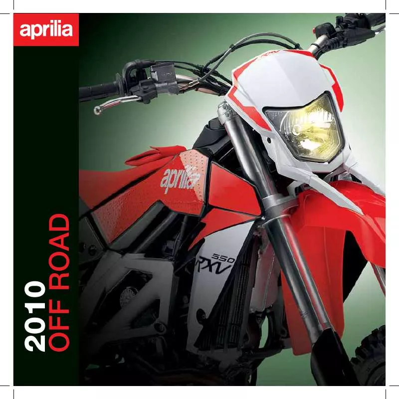 Mode d'emploi APRILIA SXV 550 450