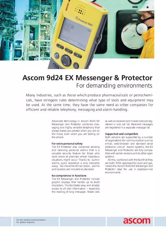 Mode d'emploi ASCOM 9D24 EX