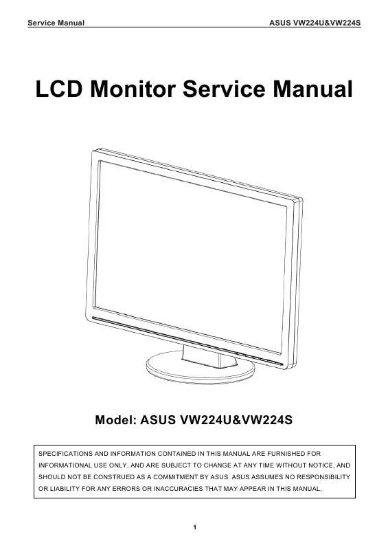 Mode d'emploi ASUS VW224UVW224S