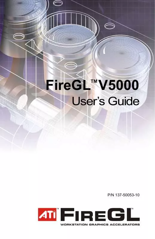 Mode d'emploi ATI FIREGL V5000