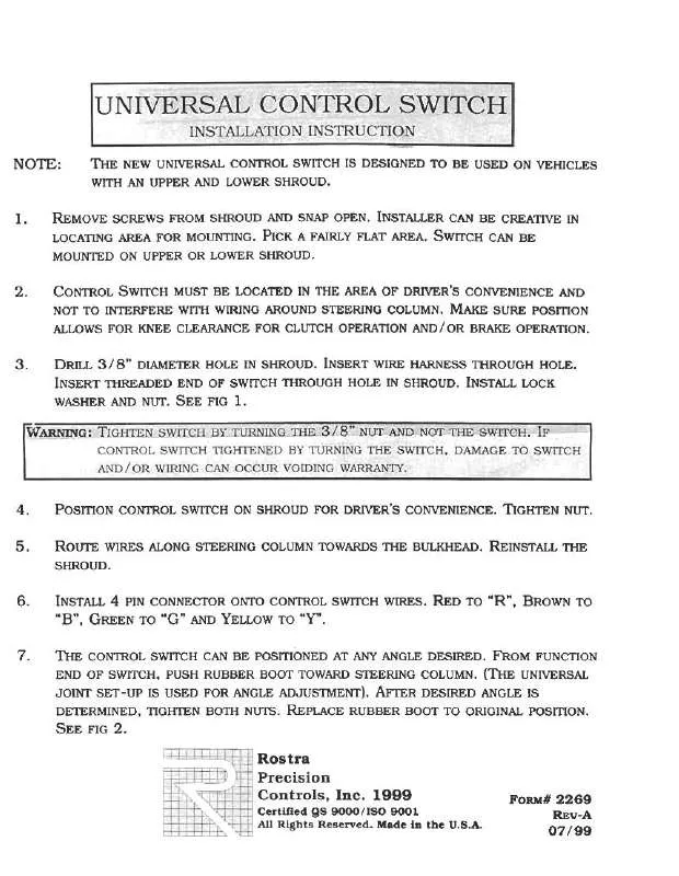 Mode d'emploi AUDIOVOX 2269-1