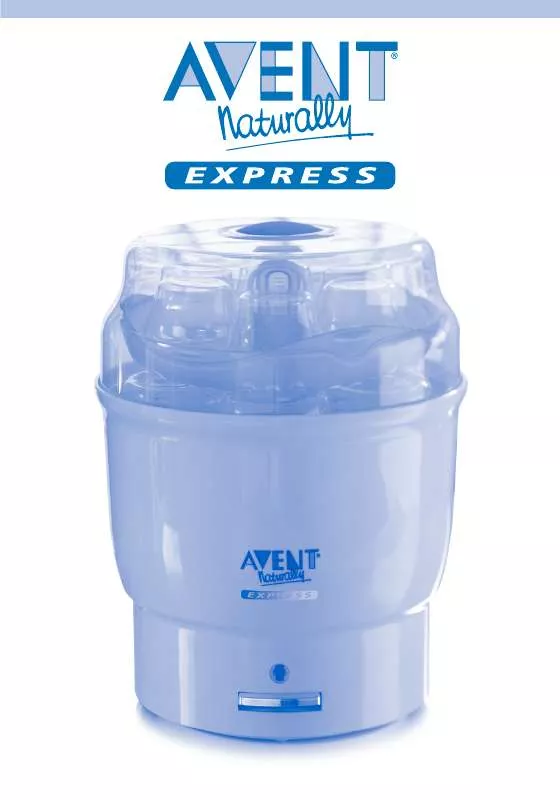 Mode d'emploi AVENT EXPRESS BOTTLE STEAM STERILISER