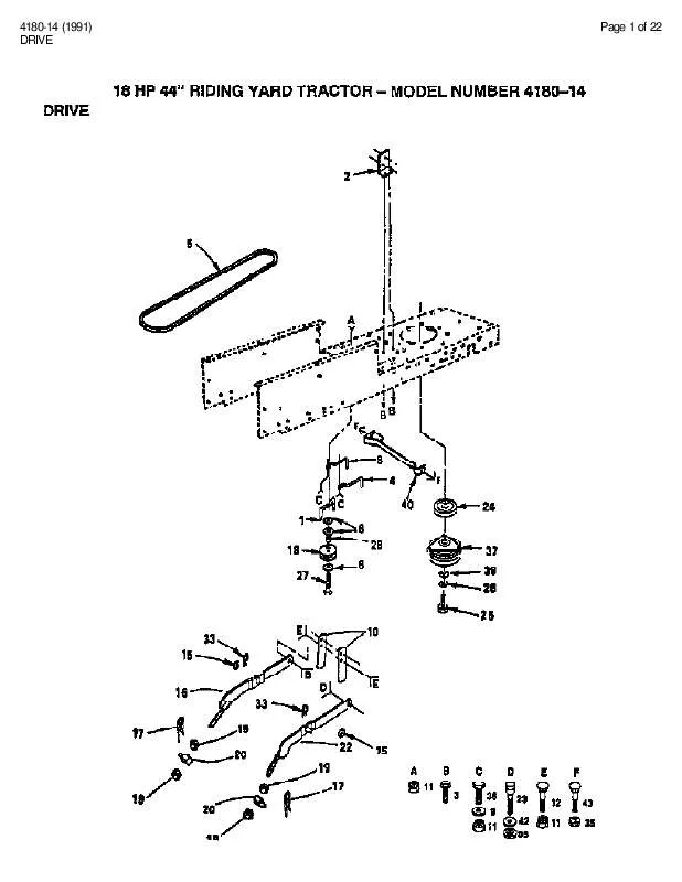 Mode d'emploi AYP 4180-14