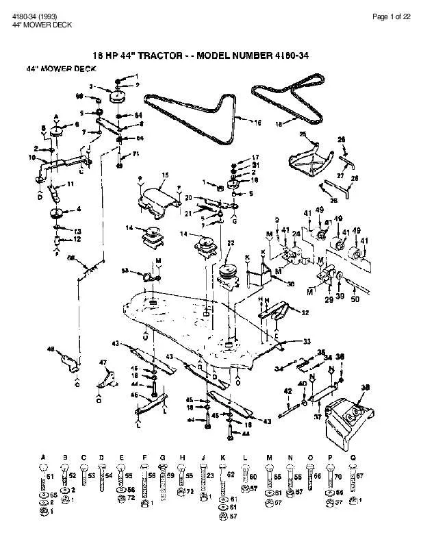 Mode d'emploi AYP 4180-34