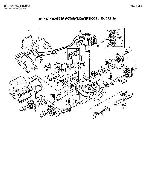 Mode d'emploi AYP BA114A