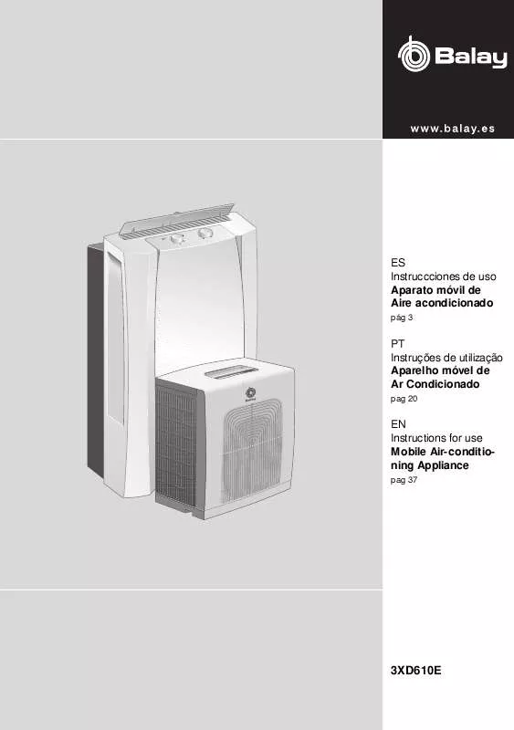 Mode d'emploi BALAY 3XD610E