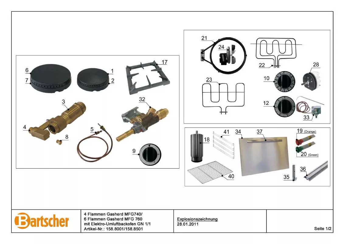 Mode d'emploi BARTSCHER 158.8501