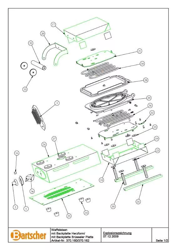 Mode d'emploi BARTSCHER 370160-249