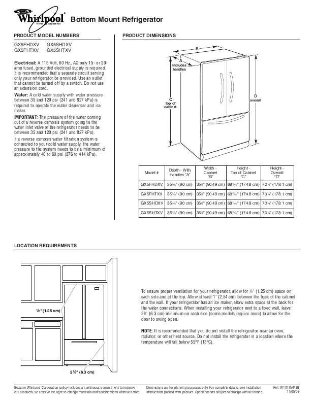 Mode d'emploi BAUKNECHT GX5SHDXV