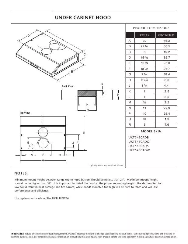 Mode d'emploi BAUKNECHT UXT5430ADS