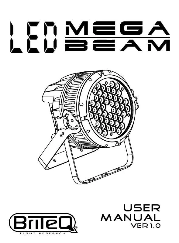 Mode d'emploi BEGLEC LED MEGA BEAM