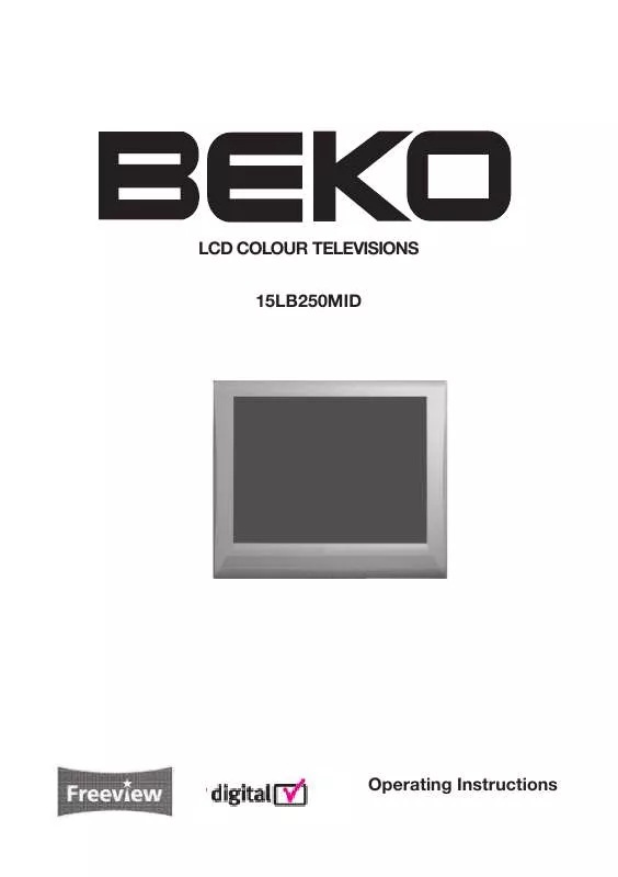 Mode d'emploi BEKO 15LB250MID