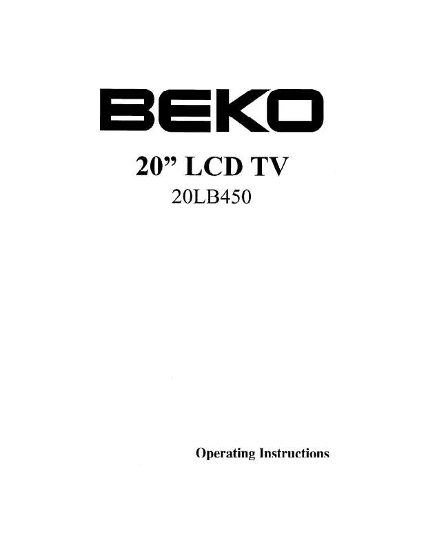 Mode d'emploi BEKO 20LB450