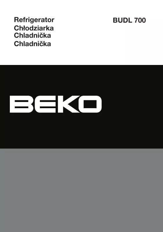 Mode d'emploi BEKO BUDL 700