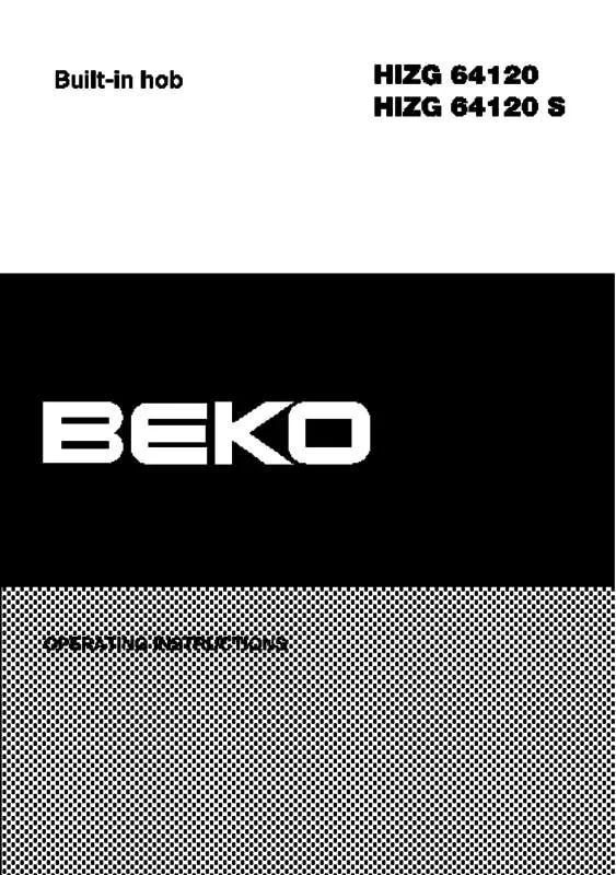 Mode d'emploi BEKO HIZG64120SX