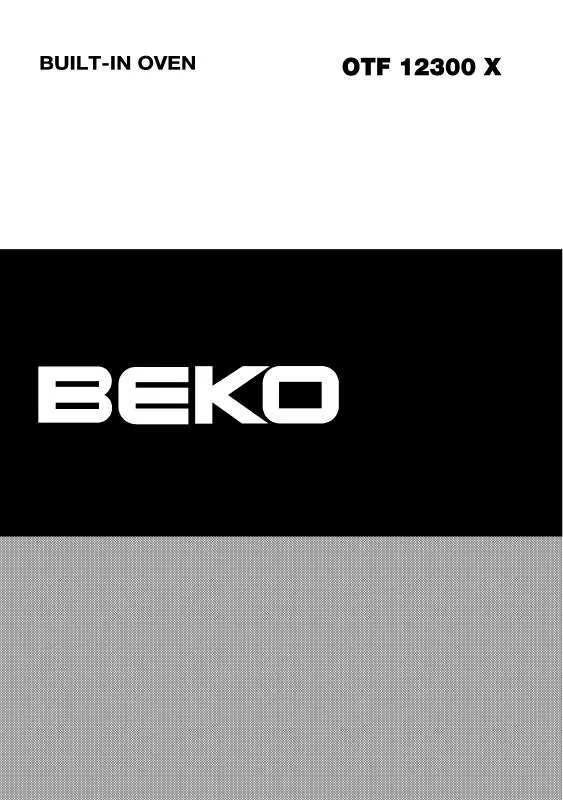 Mode d'emploi BEKO OTF12300