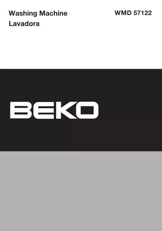 Mode d'emploi BEKO WMD 57122