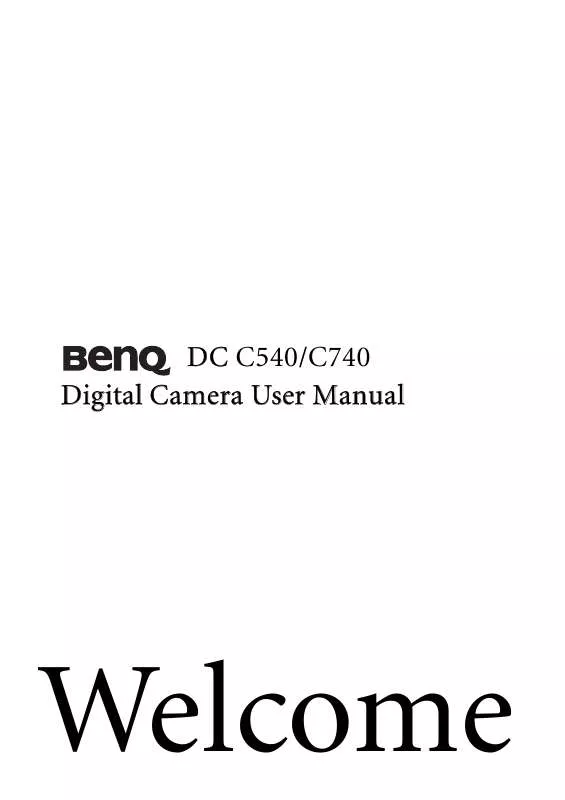 Mode d'emploi BENQ C540