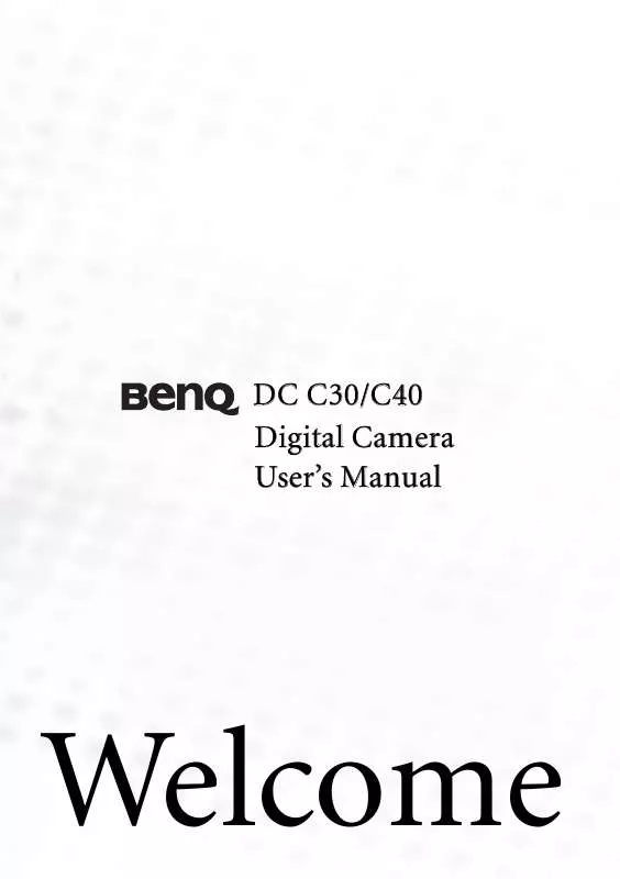 Mode d'emploi BENQ DC C30