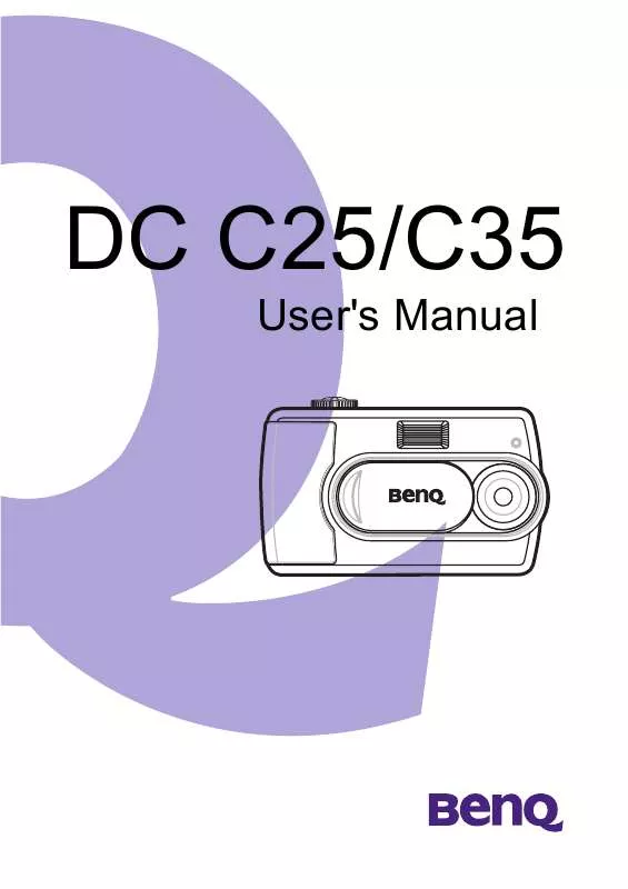 Mode d'emploi BENQ DC C35