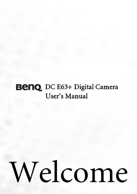 Mode d'emploi BENQ E63