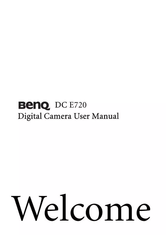 Mode d'emploi BENQ E720