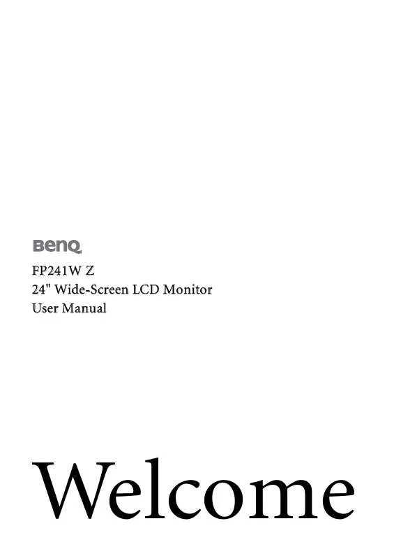 Mode d'emploi BENQ FP241WZ