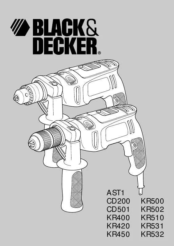 Mode d'emploi BLACK & DECKER AST1